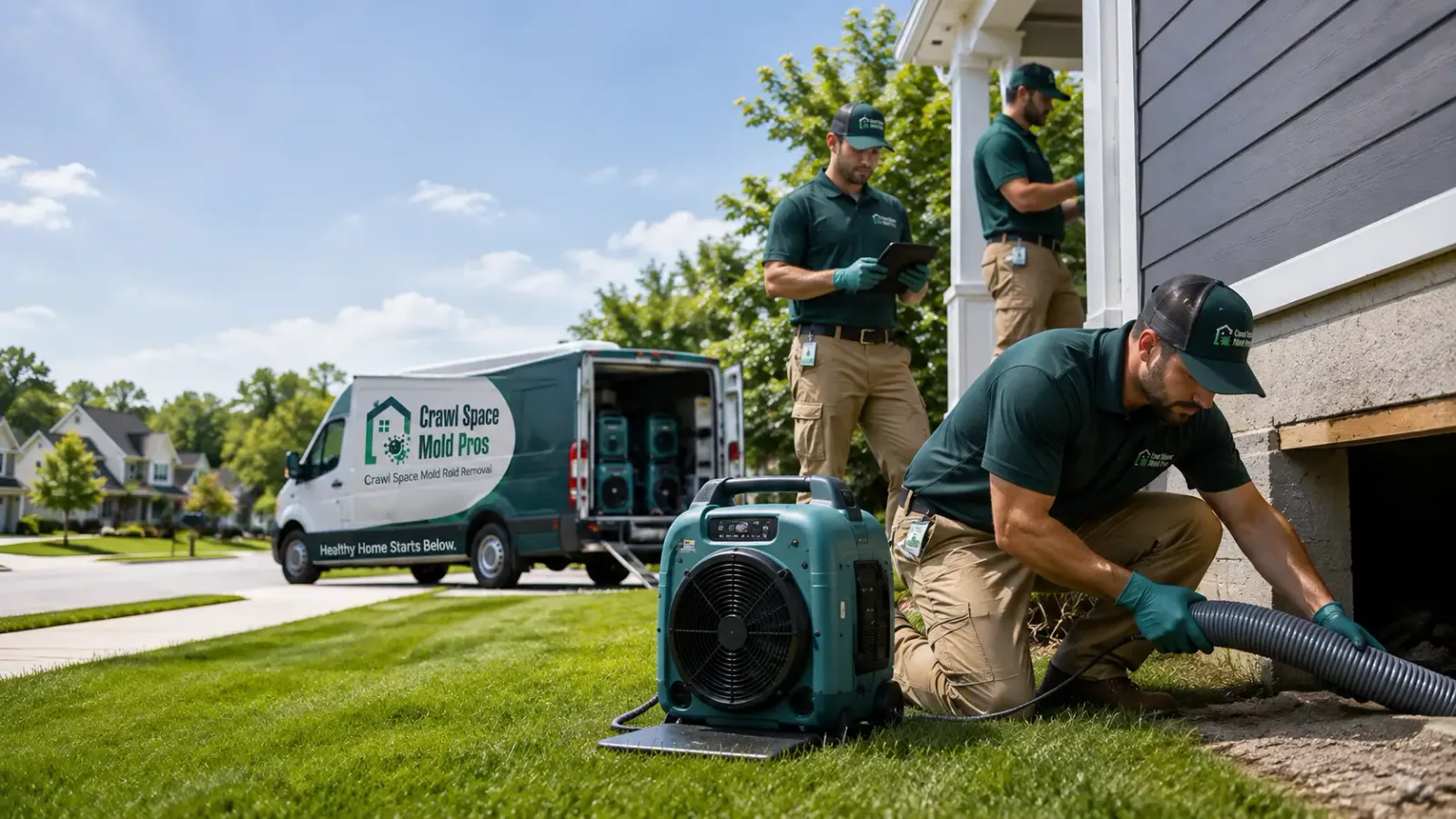 Crawl Space Mold Removal in Londonderry, OH